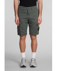 Stone Island - Shorts In Green Cotton - Lyst