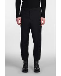 SAPIO - N 7 Pants In Black Wool - Lyst
