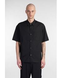 Attachment - Camicia in Cotone Nero - Lyst