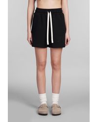 Palm Angels - Shorts In Black Cotton - Lyst
