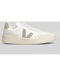 Veja - Sneakers V-90 O.T in pelle e camoscio Bianco - Lyst