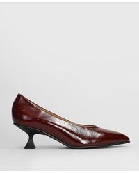 Pedro Miralles - Pumps In Bordeaux Leather - Lyst