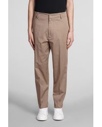 Low Brand - George Pants In Taupe Cotton - Lyst