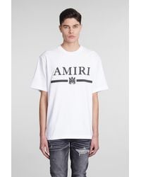 Amiri - T-Shirt in Cotone Bianco - Lyst