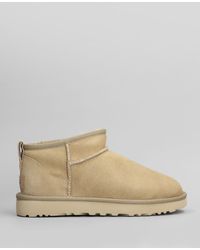 UGG - Classic Ultra Mini Low Heels Ankle Boots - Lyst