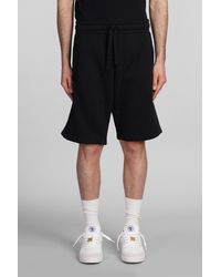 Palm Angels - Shorts in Cotone Nero - Lyst