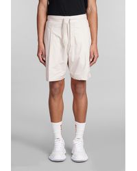 A PAPER KID - Shorts In Beige Cotton - Lyst