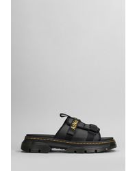 Dr. Martens - Ayce Flats In Black Leather - Lyst