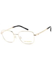 Tory Burch - 0ty1077 Eyeglasses Shiny Light Gold /clear Demo Lens - Lyst