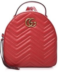 Gucci GG Marmont Velvet Backpack - Farfetch