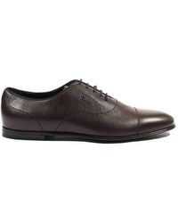 Gucci Men's Shoes Brown Pebbled Leather Oxfords (GGM1543) – AmbrogioShoes