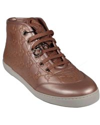 Gucci Leather Women's -dapper Dan G74 Sneaker in Light Brown gg Leather ( Brown) | Lyst
