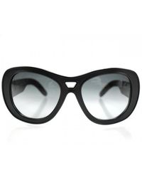 Chloé 2161 Oversized Sunglasses Shinny C01 (chls1003) (s) - Black