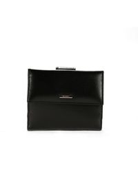 Gucci Wallet Leather Short Snap Open 143387 - Black