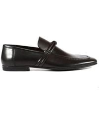Gucci Men Designer Shoes Smooth Leather Classic Loafers - 121471 (GGM1538) - Black