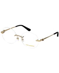Tory Burch - Ty1059 Eyeglasses Shiny Light Gold / Clear Lens - Lyst