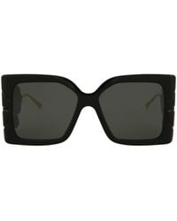 Gucci Oversized Statement Sunglasses GG0535S - Black