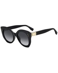 Fendi Ff 0265/s Sunglasses Black / Dark Grey Gradient (s)