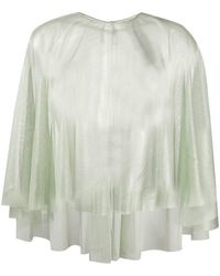 Maria Lucia Hohan Silk Cape - Green