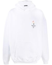 balenciaga sweatshirt white