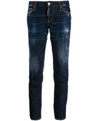 DSquared² Jennifer Denim Jeans - Blue