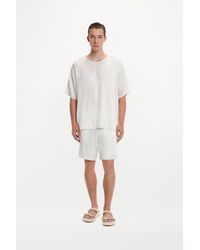 delos.land - Aurelius Tshirt Silk Pintuck - Lyst