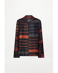 RS24-RTW-SHI02M-0012 THEO SHIRT PRINTED SILK TWILL RAINBOW CROC - Theo Shirt - Lyst