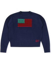 DENIM TEARS 'tyson Beckford Sweater' Navy - Blue