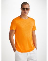 Derek Rose - T-shirt Jordan Linen Tangerine - Lyst