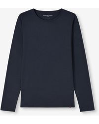 Derek Rose - Long Sleeve T-Shirt Basel Micro Modal Stretch - Lyst