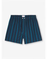 Derek Rose - 'Classic Fit Boxers Royal 222 Cotton - Lyst