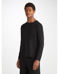 Derek Rose - Long Sleeve T-shirt Basel Micro Modal Stretch - Lyst