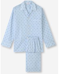 Derek Rose - Classic Fit Pyjamas Cotton Batiste Elephant Print - Lyst