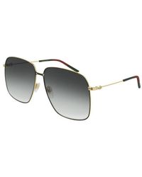 Gucci - Gg0394S Oversized Square Bee Logo Sunglasses - Lyst
