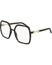 Gucci - Gg0890O Horsebit Oversized Frames - Lyst