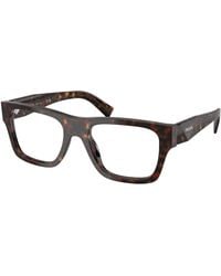 Prada - Pr C01V Square Eyeglasses Frames - Lyst