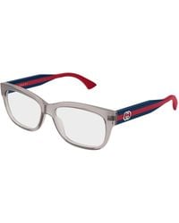 Gucci - Gg0278On Transparent Striped Leg Frames - Lyst