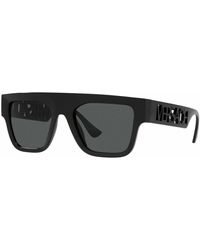 Versace - Ve4430u Black Unisex Sunglasses - Lyst