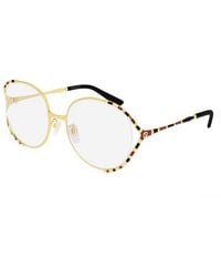 Gucci - Gg0596Oa Rounded Cutout Eyeglasses Frames - Lyst