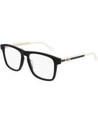 Gucci - Gg0561On Rectangular Keyhole Clear Leg Eyeglasses Frames - Lyst