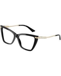 Jimmy Choo - Jc3020B Crystal Cat Eye Optical Frames - Lyst