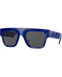 Versace - Ve4430u Blue Unisex Sunglasses - Lyst