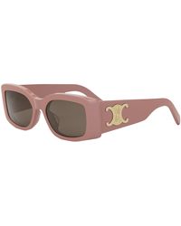 Celine - Cl40282U Dusty Rose Triomphe Xl Sunglasses - Lyst