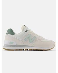 New Balance - Sea Salt 574 Trainer - Lyst
