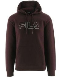Fila - Tawny Port Zack Hoodie - Lyst