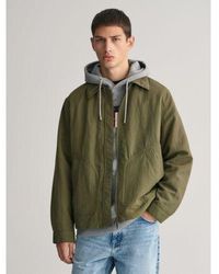 GANT - Dull Pistacchio Nylon Jacket - Lyst