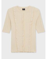 Paul Smith - Ice Knitted Short Sleeve Top - Lyst