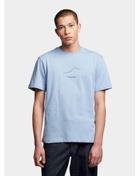 Penfield - Soft Chambray Relaxed Fit Embroidered Mountain T-Shirt - Lyst