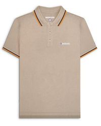 Lambretta - Cashew Triple Tipped Polo Shirt - Lyst