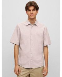 BOSS - Light Pastel Rash Short Sleeve Shirt - Lyst